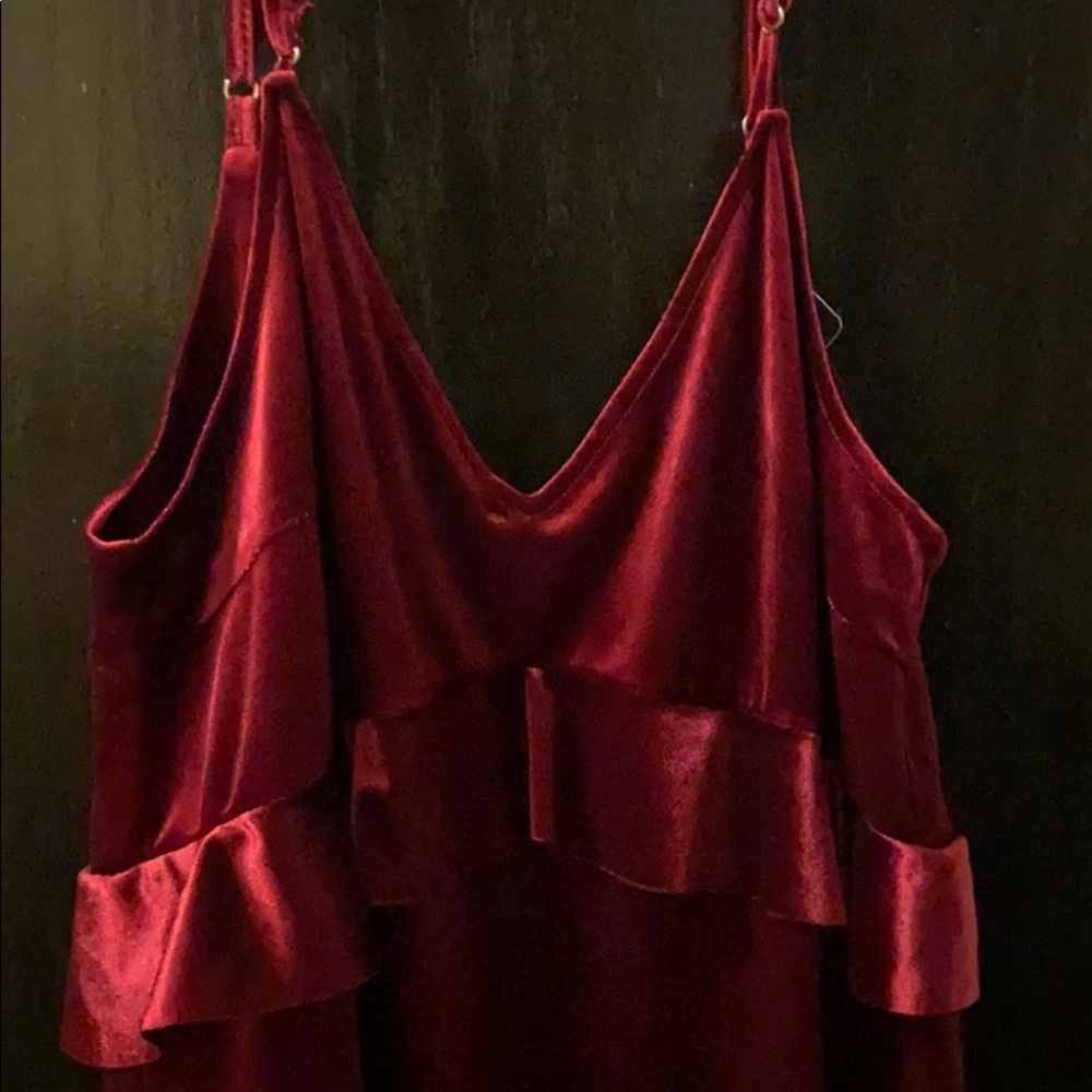 Red Velvet Dress